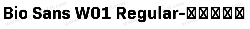 Bio Sans W01 Regular字体转换